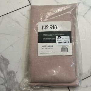 Elegant Pink and Cream Curtains with Matte Finish